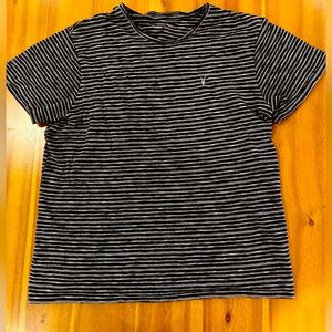 Allsaints Horizontal Microstripe T-Shirt